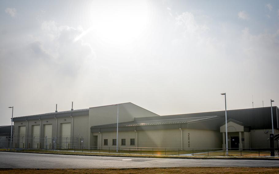 The explosive ordnance disposal team’s new facility at Kunsan Air Base in South Korea.