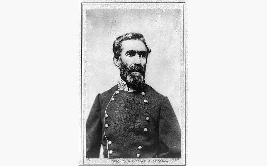 Confederate Gen. Braxton Bragg.