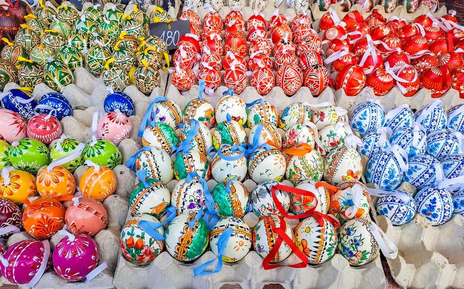 In Prague, Easter markets will take over Old Town Square and Wenceslas Square for most of April.