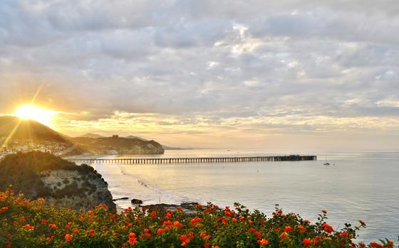 Sunset at Avila Beach on California’s Central Coast. “Slo-Cal” is the slogan for the Central Coast stretch of California’s iconic Highway 1 that invites visitors to slow down and marvel at the grandeur around them.