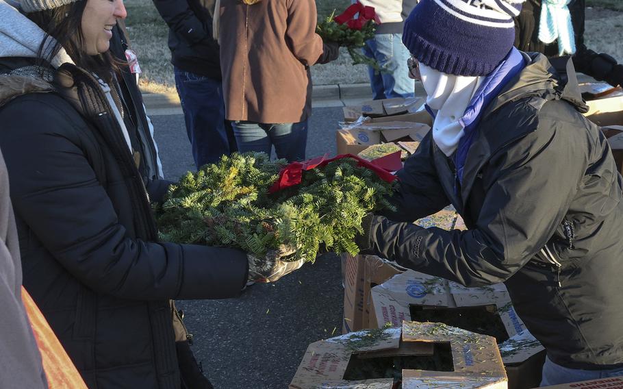 Wreaths Across America at Arlington National Cemetery, Dec. 14, 2024.