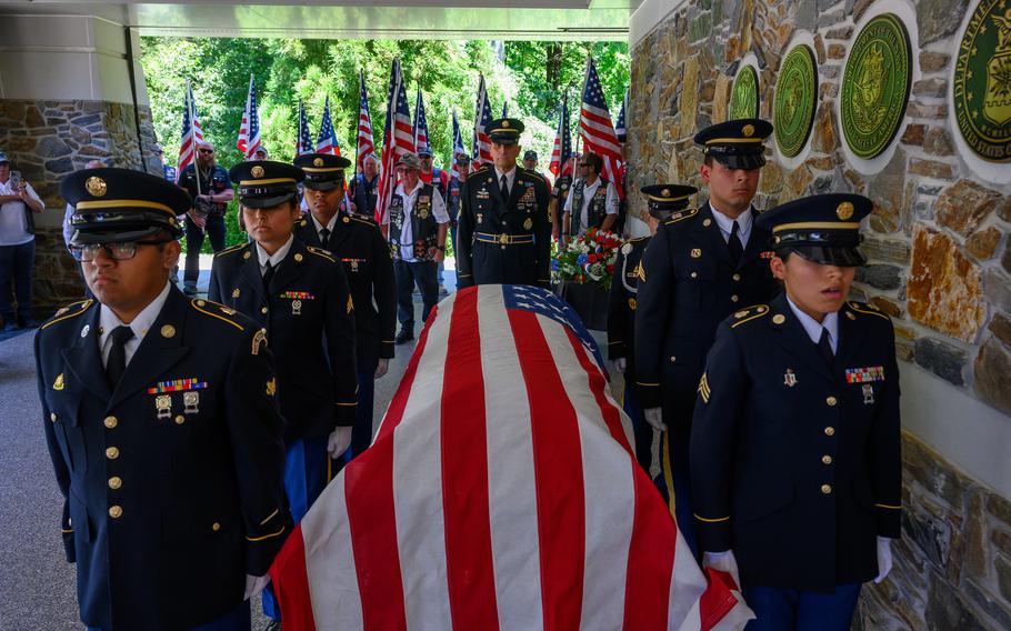 Ceremony for Army Pfc. Anthony J. Lopa