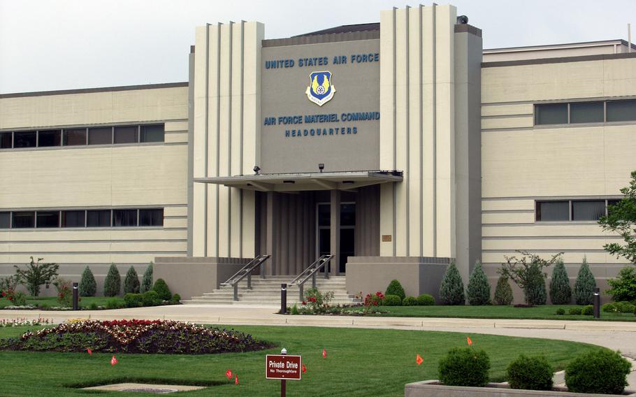 Air Force Materiel Command headquarters at Wright-Patterson Air Force Base, Ohio.