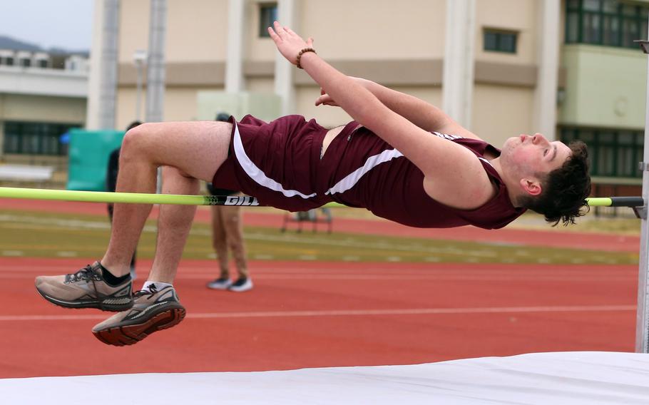 Jackson Jernigan clears the bar.