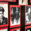 A grouping of black and white photos of Tuskegee Airmen.