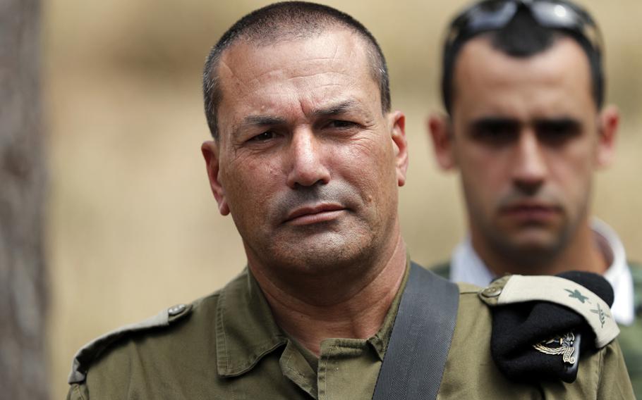 Israeli army major general Eyal Zamir.