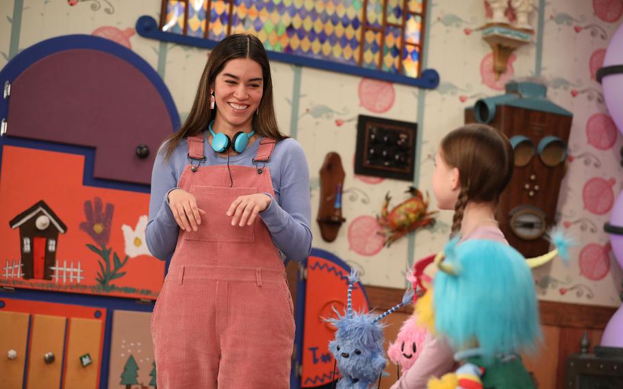 Kelly Conrad, a 2008 graduate of Ramstein High School, Germany, landed a role in a new children’s series, “Albie’s Elevator,” which debuted last month on public television. 