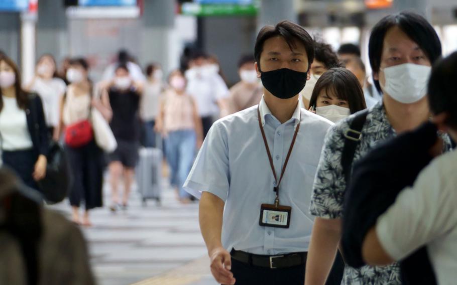 Another 2,909 people tested positive for the coronavirus in Tokyo on Tuesday, Aug. 31, 2021. That’s 1,311 fewer cases than a week prior. 