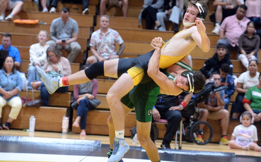 Max Lundberg gets prepares a throw.