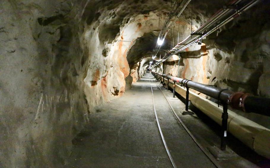 A tunnel inside the Red Hill Underground Fuel Storage Facility. 