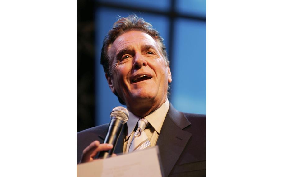 Chuck Woolery hosts a special premiere of the “$250,000 Game Show Spectacular” at the Las Vegas Hilton in 2007.