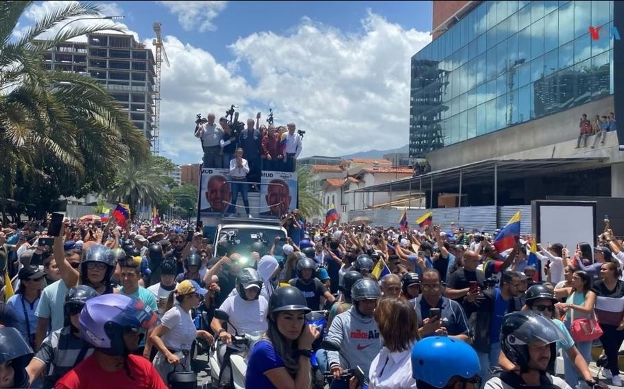 Venezuela’s opposition rallies