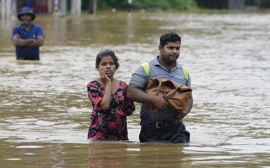 Sri Lanka closes schools as floods and mudslides leave 10 dead and 6 others  missing | Stars and Stripes