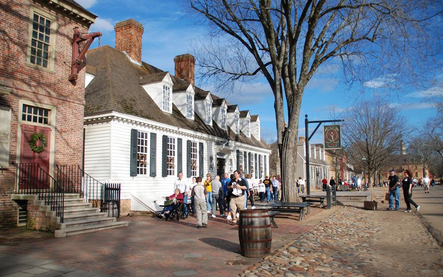 Colonial Williamsburg on Dec. 28, 2008. Colonial Williamsburg announced that archaeologists have discovered the skeletal remains of four bodies while excavating a mass burial near the site of a Civil War hospital in Williamsburg.