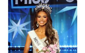 Army 2nd Lt. Alma Cooper was named Miss USA on Aug. 4, 2024, in Los Angeles. The 22-year-old from Michigan is a graduate of the U.S. Military Academy who is now in graduate school at Stanford University.