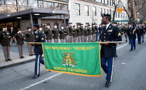 NY National Guard’s 69th Infantry Regiment Leads New York City St. Patrick’s Day Parade Since 1851