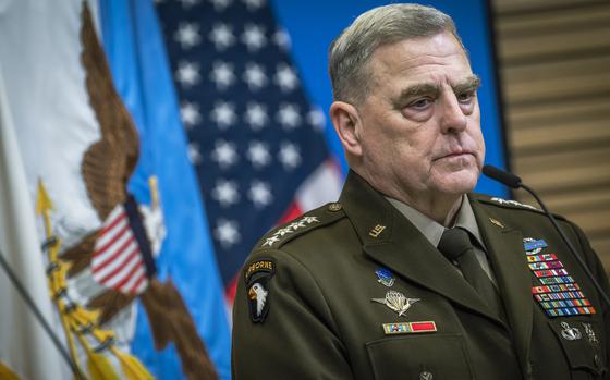 Gen. Mark A. Milley, chairman of the Joint Chiefs of Staff, answers ...