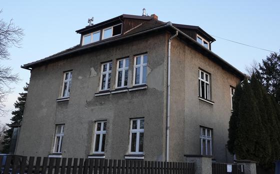 The former home of Auschwitz commandant Rudolf Höss, which is being transformed into the Auschwitz Center on Hate, Extremism and Radicalization, is seen on Sunday, Jan. 26, 2025, in Oswiecim, Poland. (AP Photo/Czarek Sokolowski)