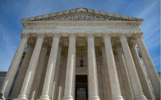 The U.S. Supreme Court building is seen in Washington on Dec. 13, 2023.