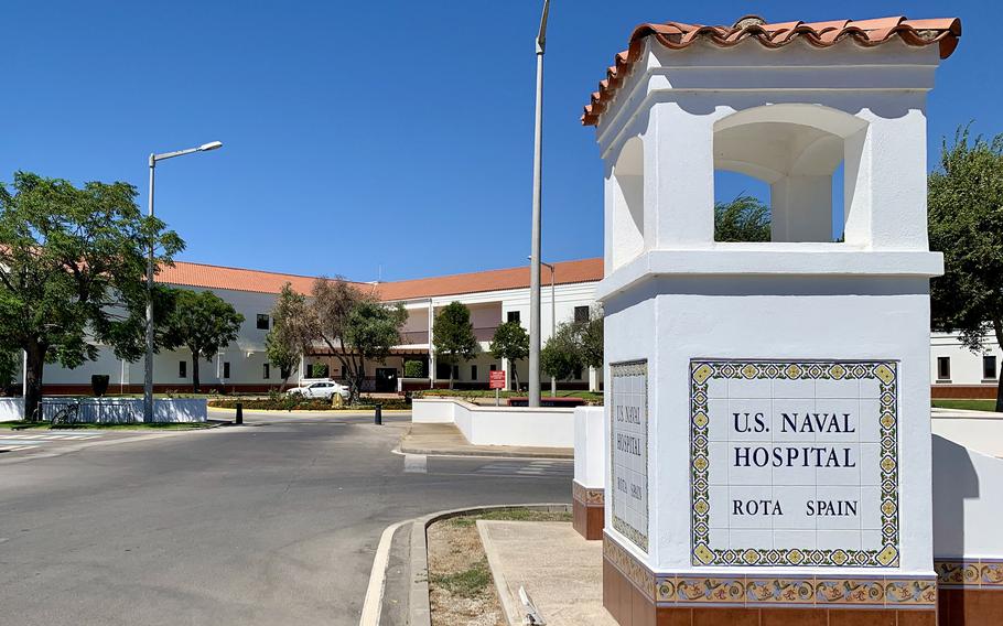 The hospital at Naval Station Rota, Spain, as seen in 2022.