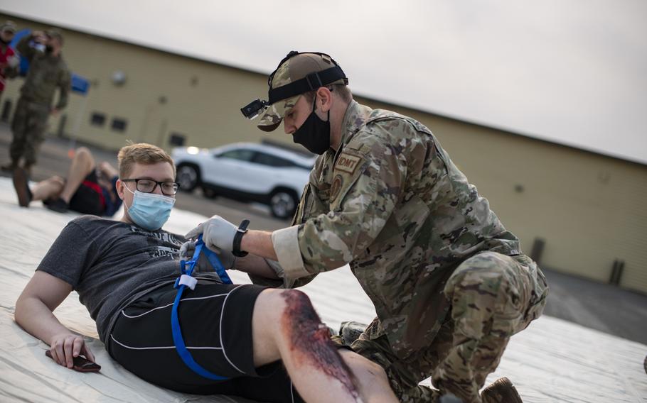 Download Stars and Stripes - Beale Air Force Base holds mock disaster training event