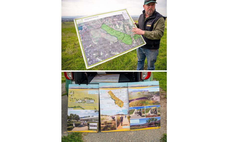 Brian Holt, chief of planning at the East Bay Regional Park District, is in the process of transforming 2,216 acres of the site into parklands. 