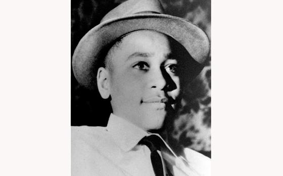 An updated photo shows Emmett Louis Till. The U.S. Justice Department told relatives of Emmett Till on Monday, Dec. 6, 2021 that it is ending its investigation into the 1955 lynching of Till who was abducted, tortured and killed after witnesses said he whistled at a white woman in Mississippi. 