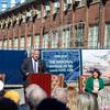 241018-N-FK318-1332

WASHINGTON (Oct. 18, 2024) Secretary of the Navy Carlos Del Toro speaks to audience members during a ceremony announcing the location for the new National Museum of the United States Navy, Oct. 18, 2024, in Washington, D.C. The site for the new NMUSN is in the vicinity of the historic Washington Navy Yard, at Tingey Street and M Street, and will improve public access to interactive exhibits that will share stories of the Navy’s rich history and heritage. The current NMUSN, which falls under Naval History and Heritage Command (NHHC), is located inside the Washington Navy Yard.  (U.S. Navy photo by Mass Communication Specialist 1st Class Abigayle Lutz)