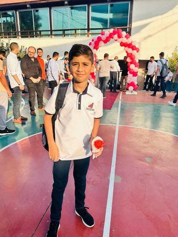 Malik Sharaf, 10, was killed when his family’s home was hit in an Israeli airstrike in Gaza City on Oct. 25, 2023.