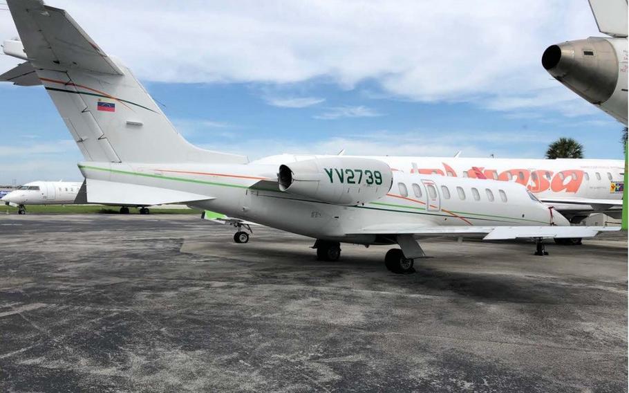 Plane operated by Venezuela’s state-owned oil company