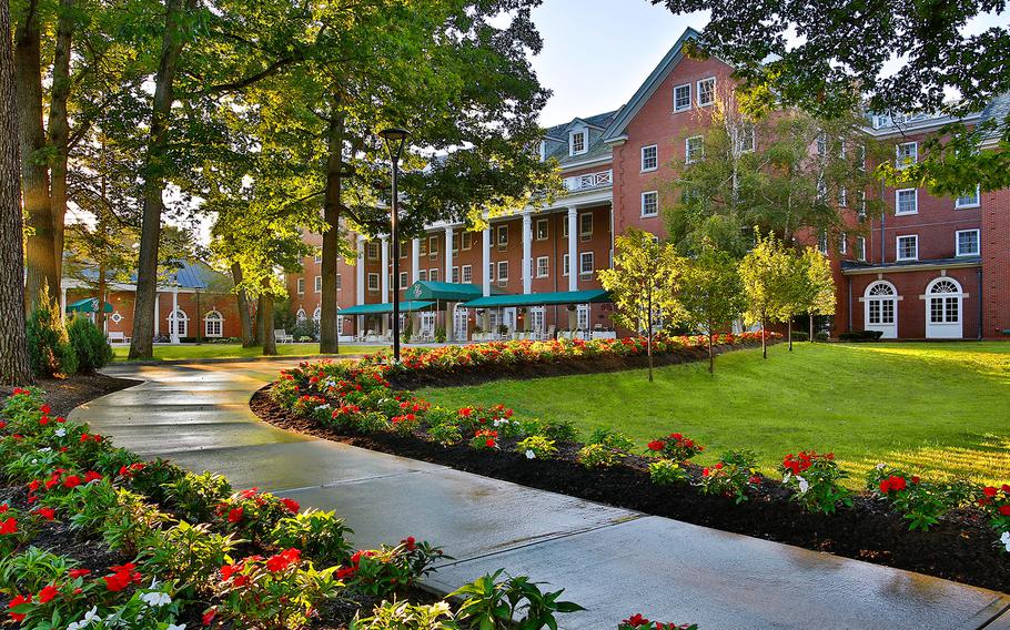 The Gideon Putnam Resort & Spa in Saratoga Springs, N.Y., retains an air of gentility from the old days. Putnam was a 19th century entrepreneur and one of the founders of Saratoga Springs.