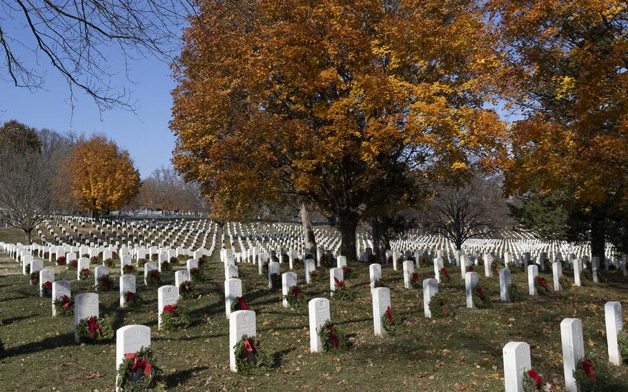 Wreaths Across America at Arlington National Cemetery, Dec. 14, 2024.