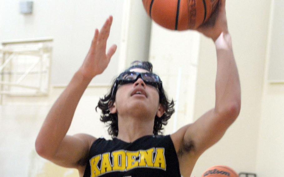 Kadena senior Angel Torrado is one of two All-Far East players returning to Kadena's boys basketball's experienced lineup.