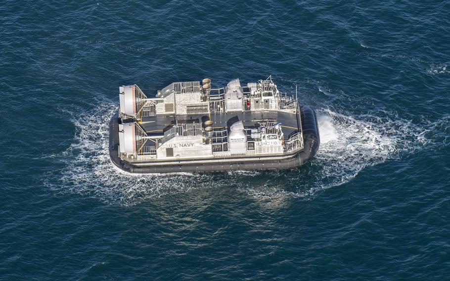 The Navy’s next generation air cushion landing craft successfully completes testing in February 2022.
