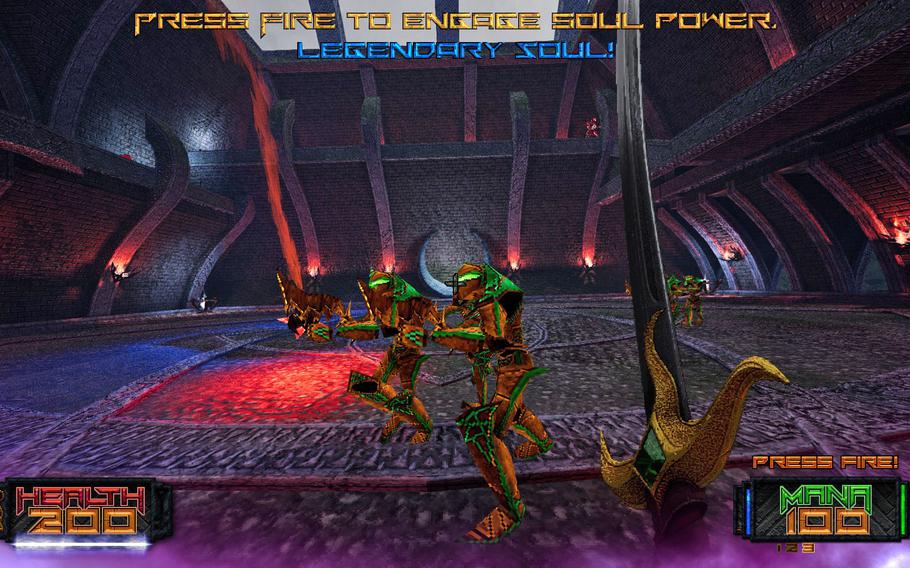 "Amid Evil" is a fantastic throwback to first-person shooters of the early â€˜90s, with all of the quick-paced gameplay and low-poly graphics that brings.