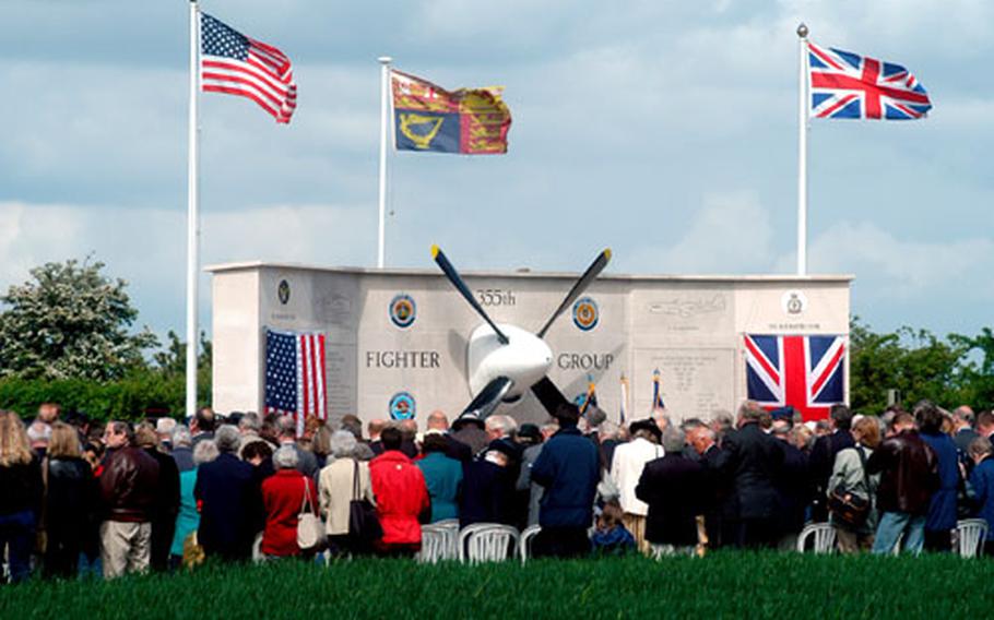 The base where the 355th Fighter Group was stationed during World War II is now an English wheatfield. Much of England, but especially the east and south, was covered with American air bases during World War II.