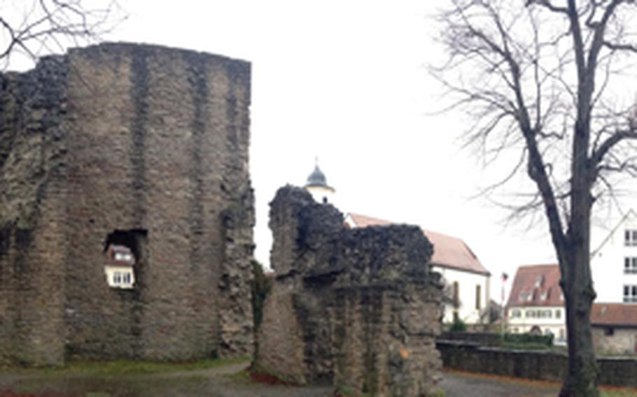 A few walls and an empty moat are all that remain of Stuttgart, Germany&#39;s Hofen castle, which was built to protect a trade route that crossed the nearby Neckar River.