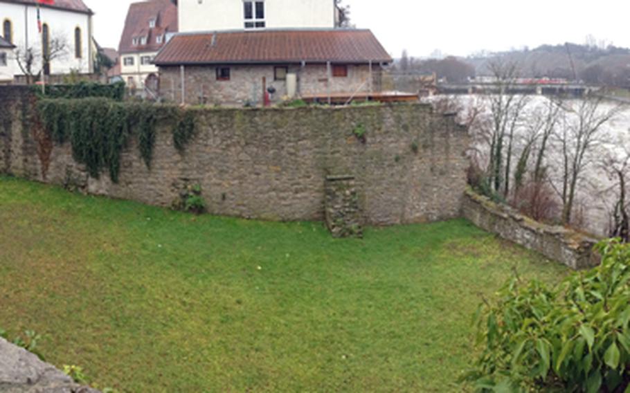 An empty moat remains among the ruins of Hofen castle in Stuttgart, Germany. The ruins are seven centuries old.