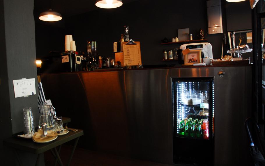 The interior of Botton, a small coffee shop in Seoul's Itaewon, located near U.S. Army Garrison Yongsan.