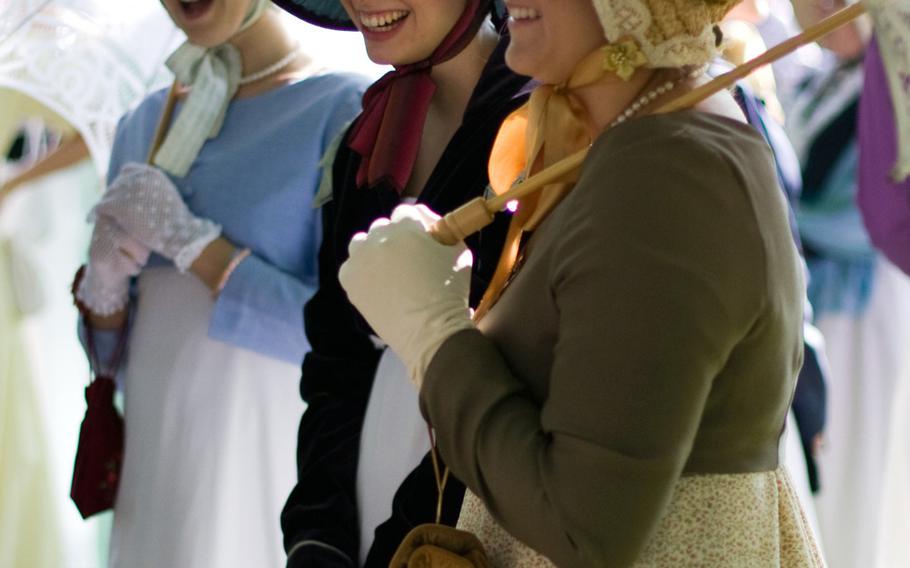 The Jane Austen Festival in the English city of Bath in Septembers draws costumed fans from far and wide, dressed in the Regency style of the author's time.
