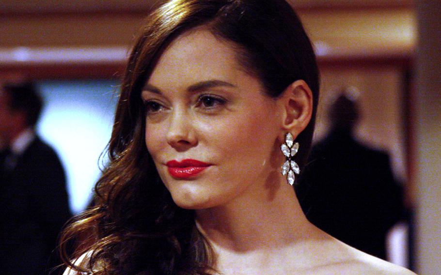 Actress Rose McGowan, star of “Death Proof” and “Planet Terror,” was among the celebrities in attendance at the 2010 USO Gala in Washington, D.C.