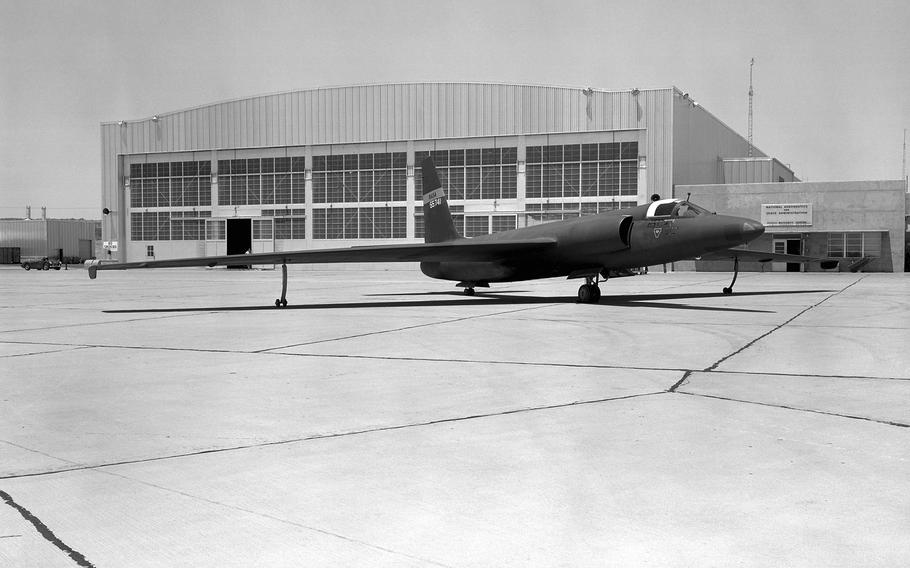 After Francis Gary Powers was shot down over the Soviet Union during a CIA spy flight on May 1, 1960,  NASA issued a press release with a cover story about a U-2 conducting weather research that may have strayed off course after the pilot reported difficulties with his oxygen equipment.