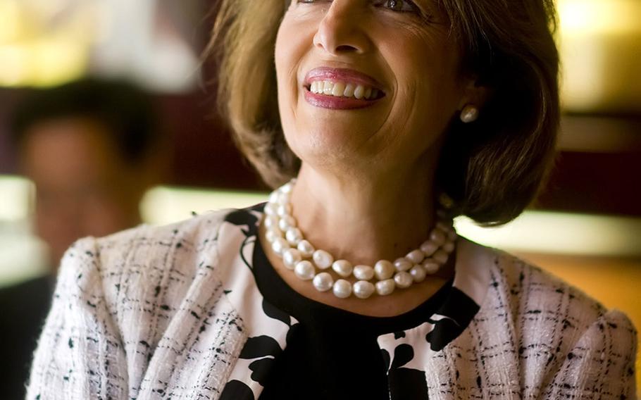 Rep. Jackie Speier poses for portrait in San Francisco, Calif., when she was running for Congress in April 2008.