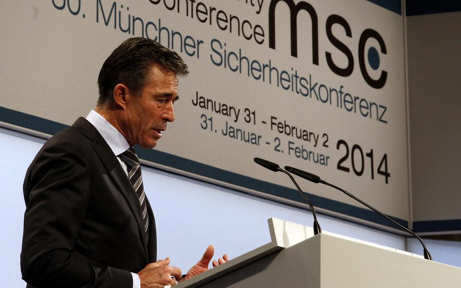 NATO’s secretary-general Anders Fogh Rasmussen defended NATO's missile defense plans at the Munich Security Conference.