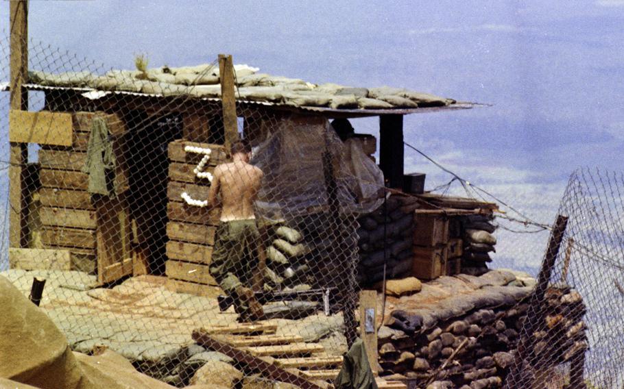 On Nui Ba Den (Black Virgin Mountain), Vietnam, in 1969.