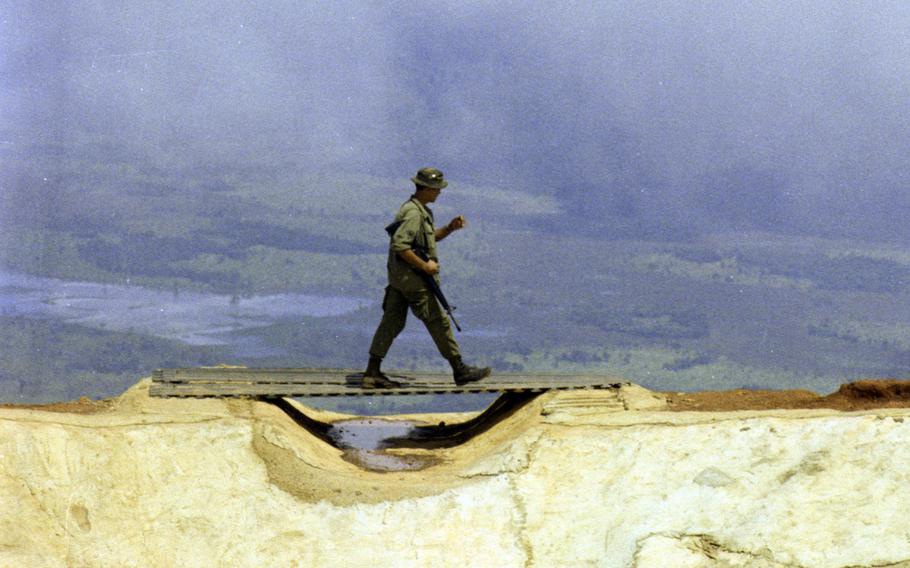 On Nui Ba Den (Black Virgin Mountain), Vietnam, in 1969.