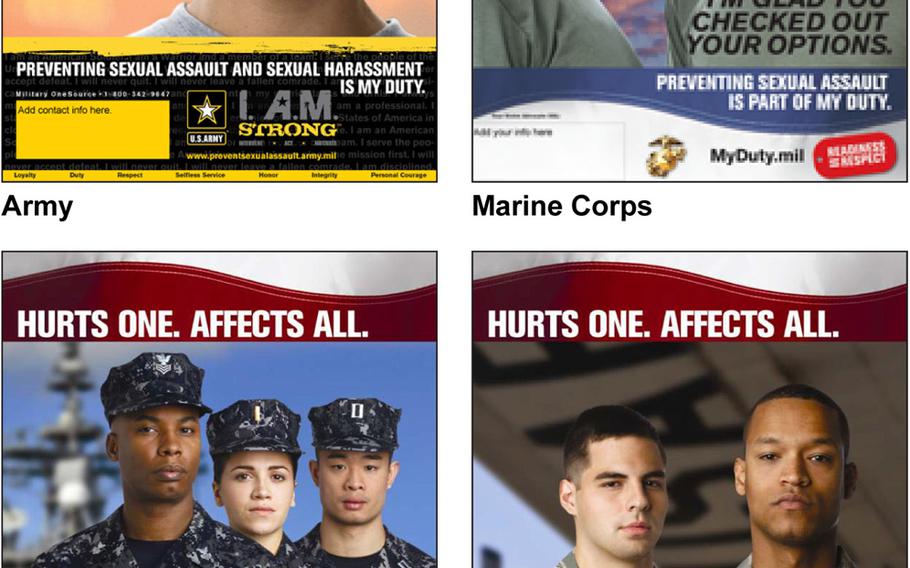 The services have not clearly depicted male victims of sexual assault in outreach material intended to increase awareness because the DOD has focused mostly on female victims, according to a report by the Government Accountability Office.