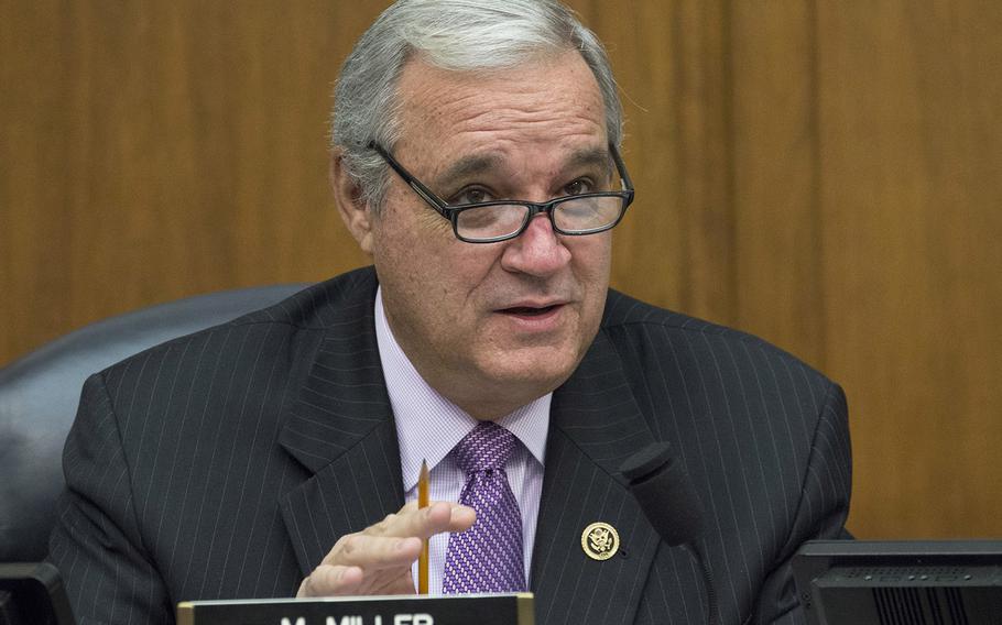 Rep. Jeff Miller, R-Fla., then the chairman of the U.S. House Committee on Veterans Affairs, speaks at a hearing in December, 2015.