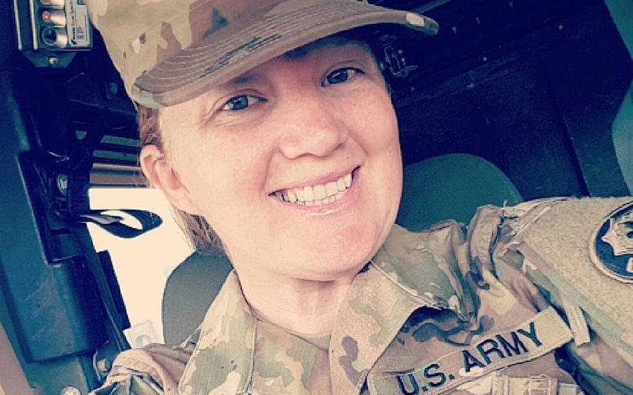 Sgt. Andrea M. Rasmussen of the 2nd Cavalry Regiment was killed in an automobile accident on Aug. 20, 2016.