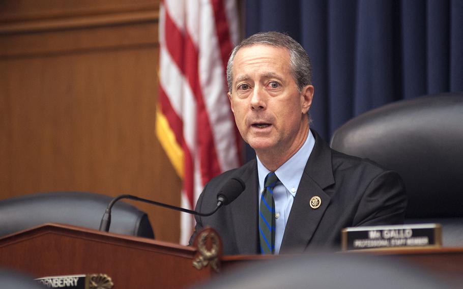 Chairman of the House Armed Services Committee Mac Thornberry, R-Texas, gives an opening statement addressing the state of the fight against Islamic terrorism during a hearing on Capitol Hill in Washington, D.C., on Wednesday, Sept. 21, 2016.
